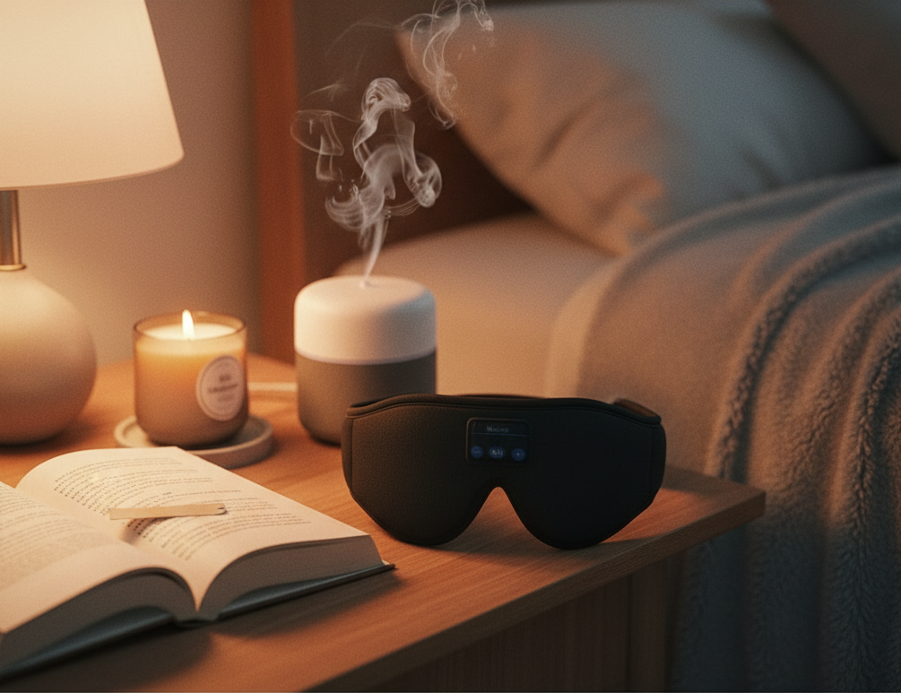 Snoomask - Wireless Sleep Mask With Wireless Headphones